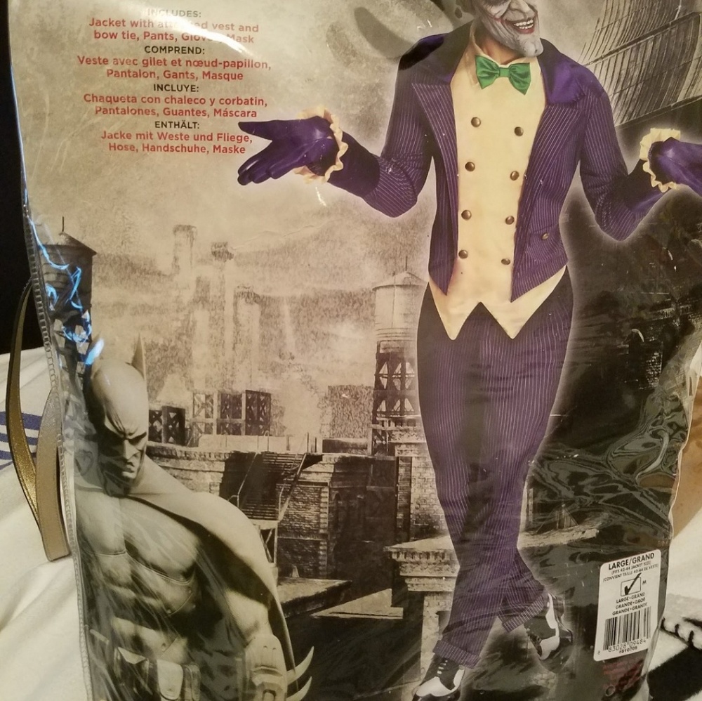 DC Comics Men's Joker Costume